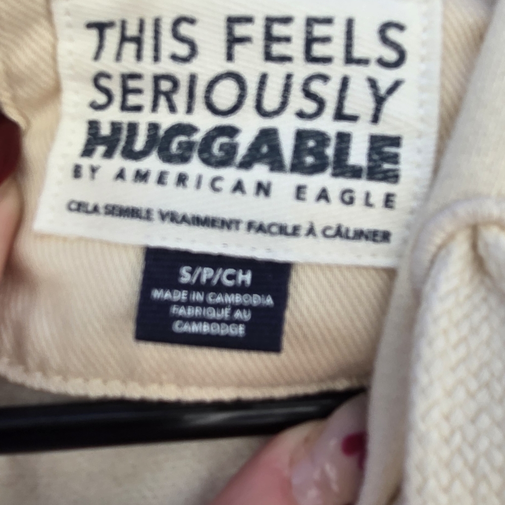 American Eagle Outfitters Huggable Sweater - Cream